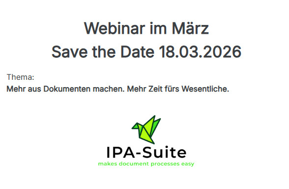 PA Suite Newsletter Hinweis