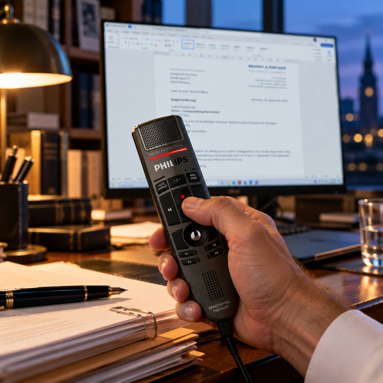 Ambivio Voice Legal – professionelles Diktieren mit Diktiermikrofon