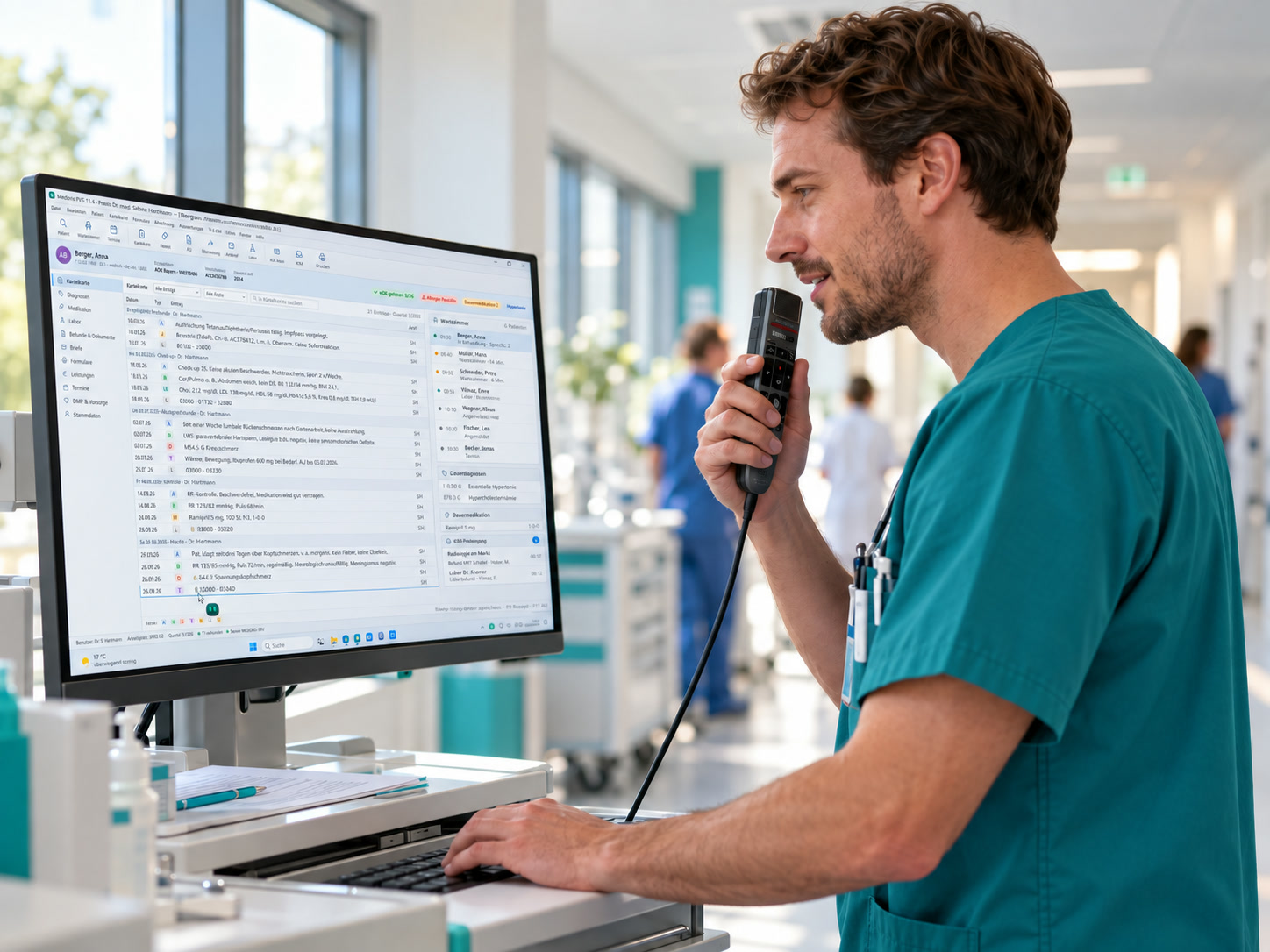 Ambivio Voice Med – KI-Spracherkennung für Ärztinnen, Ärzte und medizinische Einrichtungen