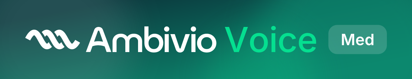 Ambivio Voice MED Logo ppm-stuttgart DIKTAT-STUTTGART Berlin