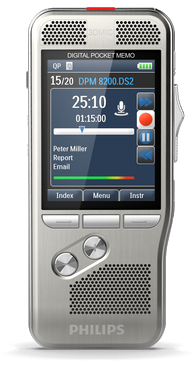 PHILIPS Digitales Pocket Memo DPM 8000er Serie DIKTAT-STUTTGART