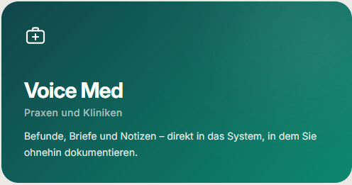 Ambivio Voice MED KI Spracherkennung für Mediziner & Ärzte DIKTAT-STUTTGART ppm-stuttgart Berlin