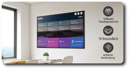 LG UHD Signage Display Super-Sign-Lösung UM5N-H Serie webOS-Plattform ppm-stuttgart Berlin