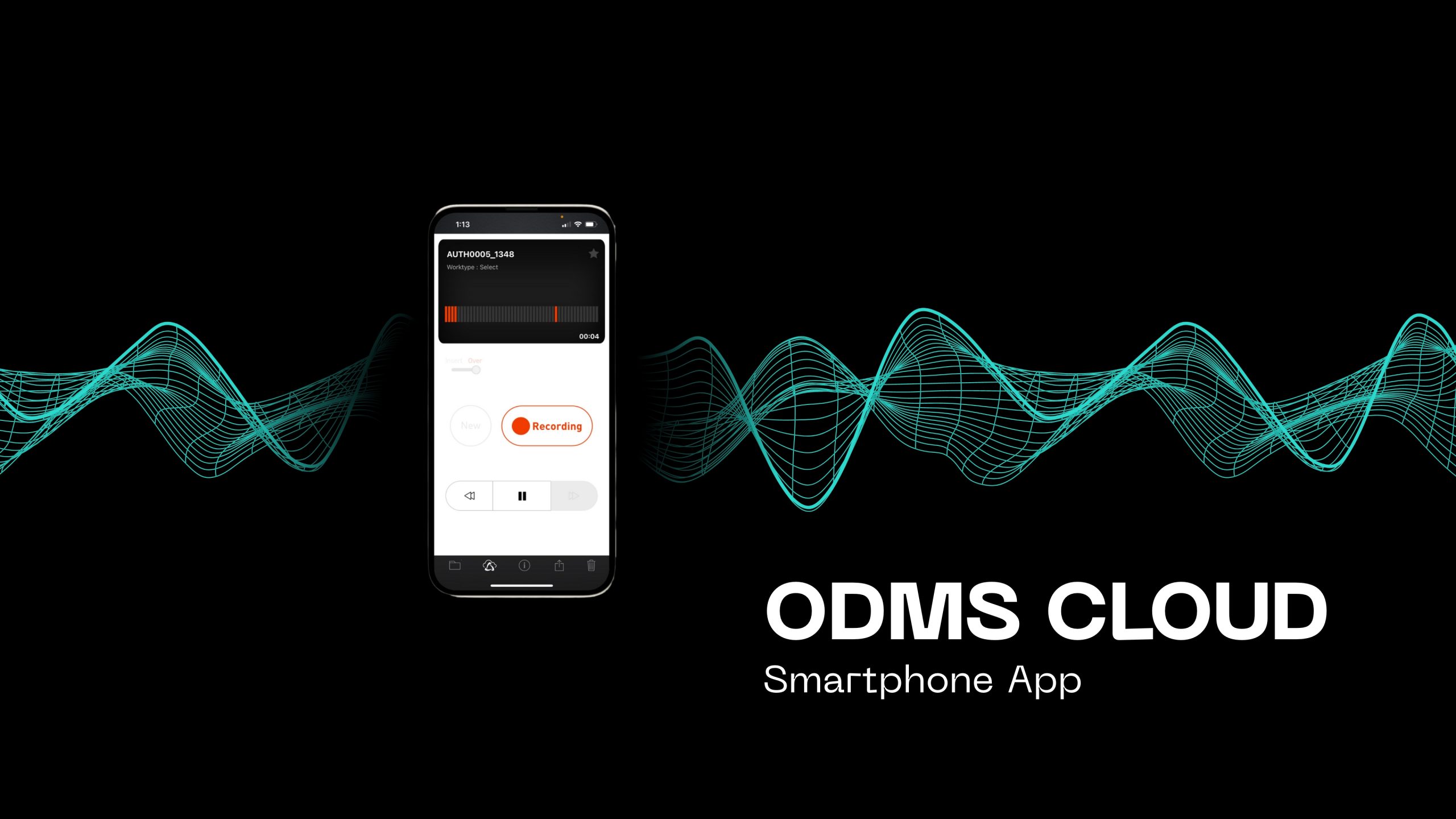 OM-SYSTEM ODMS-Cloud Smartphone-App DIKTAT-STUTTGART 001
