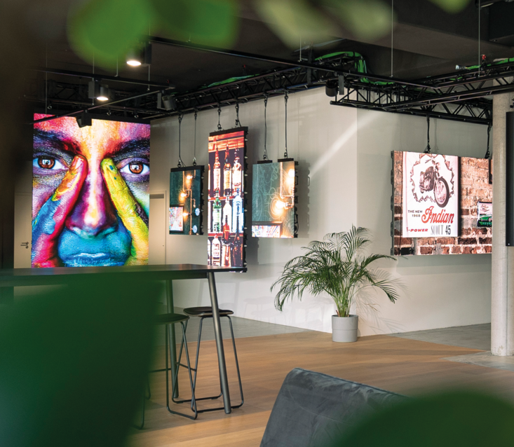 Unilumin Großer Demo- Ausstellungsraum in Nürtingen bei Stuttgart ppm-stuttgart Berlin